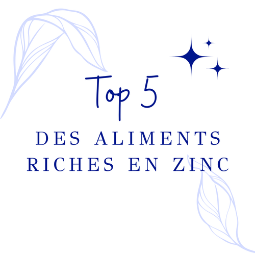 top 5 des aliments riches en zinc